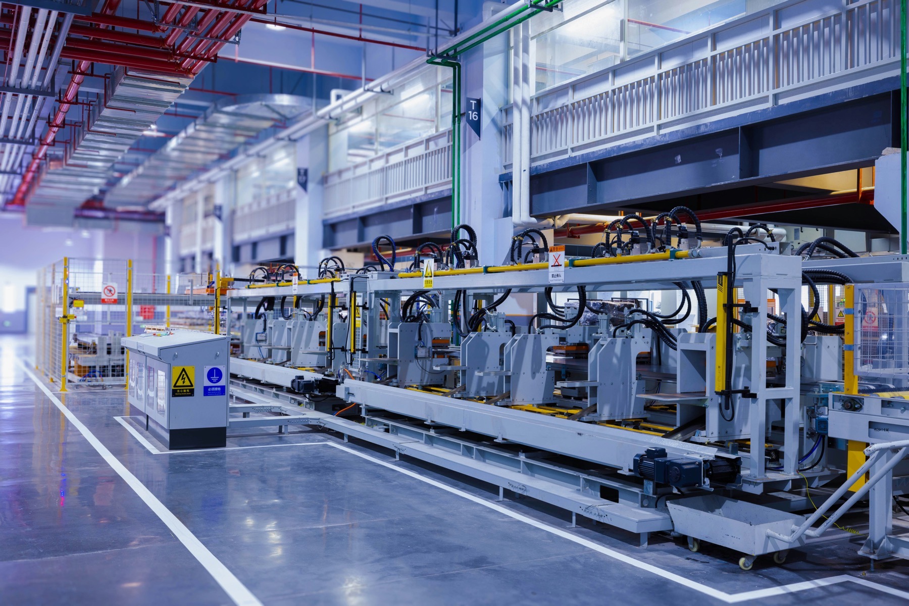 Manufacturing machinery representing emissions across supplier tiers